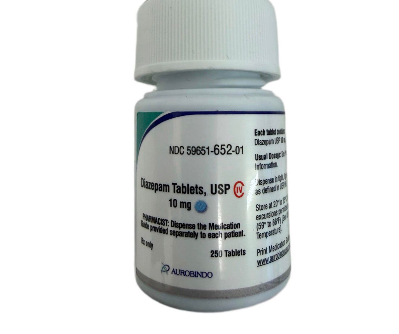 Diazepam 10mg 250 Tablets